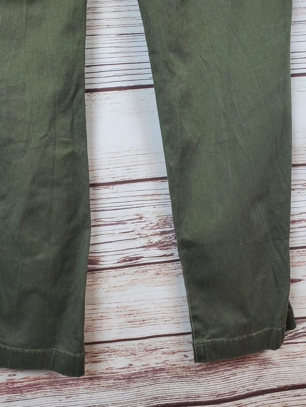 J.Crew Stretch Mens 34x34 770 Green Khaki Chino Pants